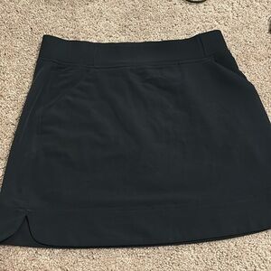 Black tennis skirt